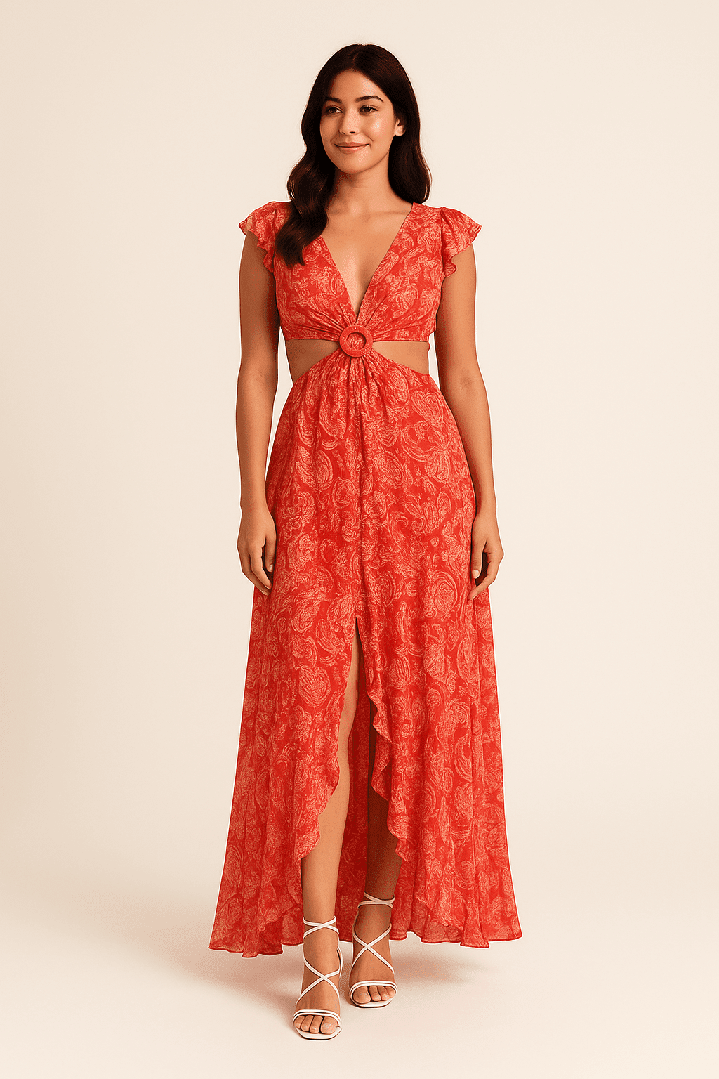 Aoibheann Floral Maxi Dress – Soft Beauty